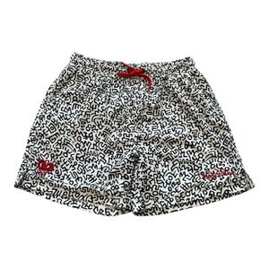 Keith Haring x Shoe Palace Black and White Shorts Running Swimming L